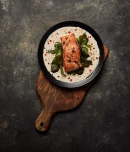 salmon dish